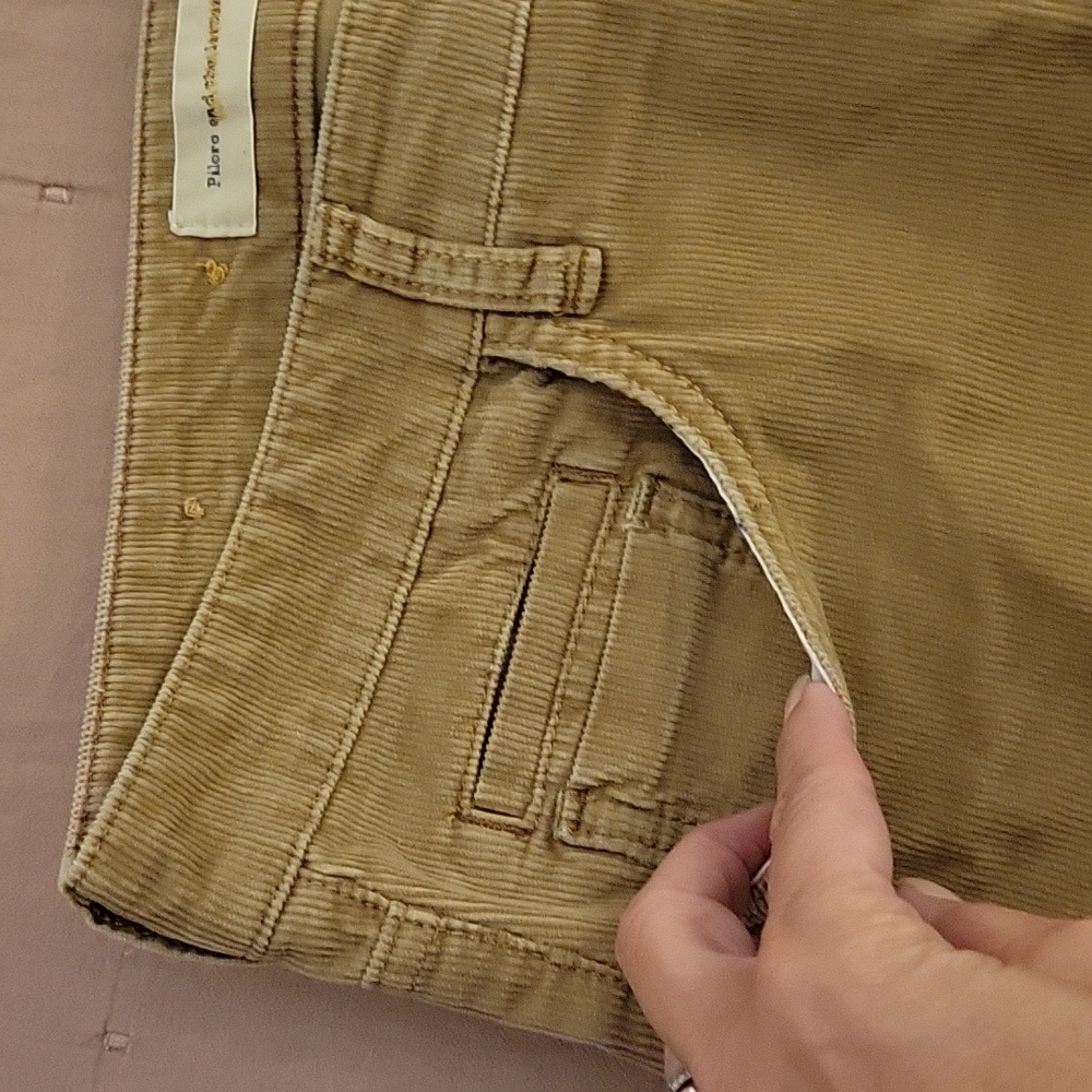 PILCRO TAN CORDUROY JEANS - Picture 3 of 8